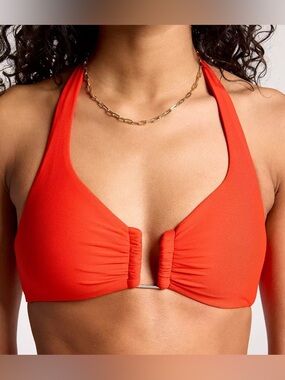 CALIA Women’s U-Bar Halter Bikini Swim Top NWT Size X-Small